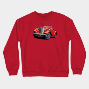 MG T Type in Red Crewneck Sweatshirt